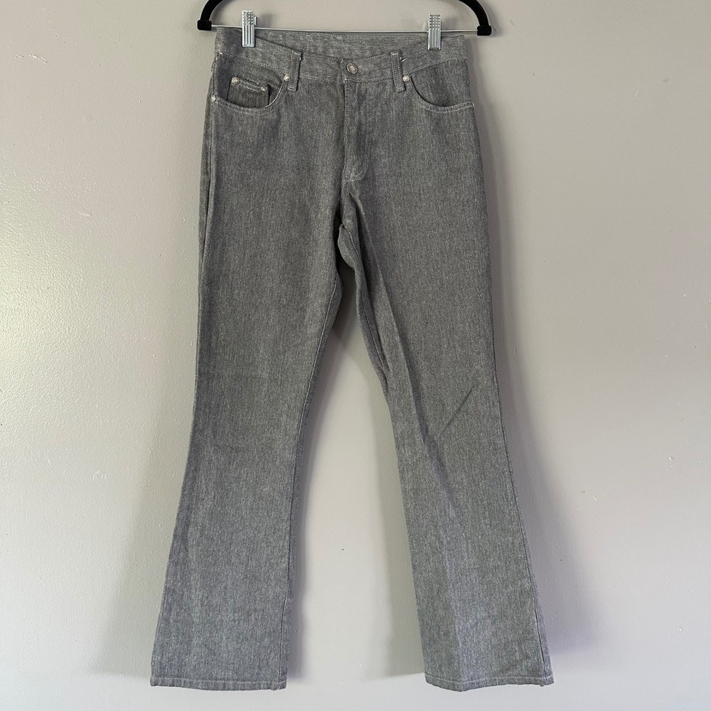 Hot & The Gang Vintage Boot Cut 100% Cotton Grey‎ Denim Jeans